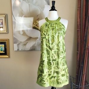Fumblin' Foe ~ Sparkling Green Sequin Dress